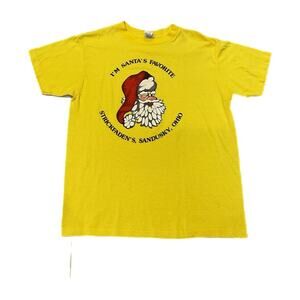 Vintage 80’s Christmas “I’m Santa’s Favorite” Graphic T-Shirt